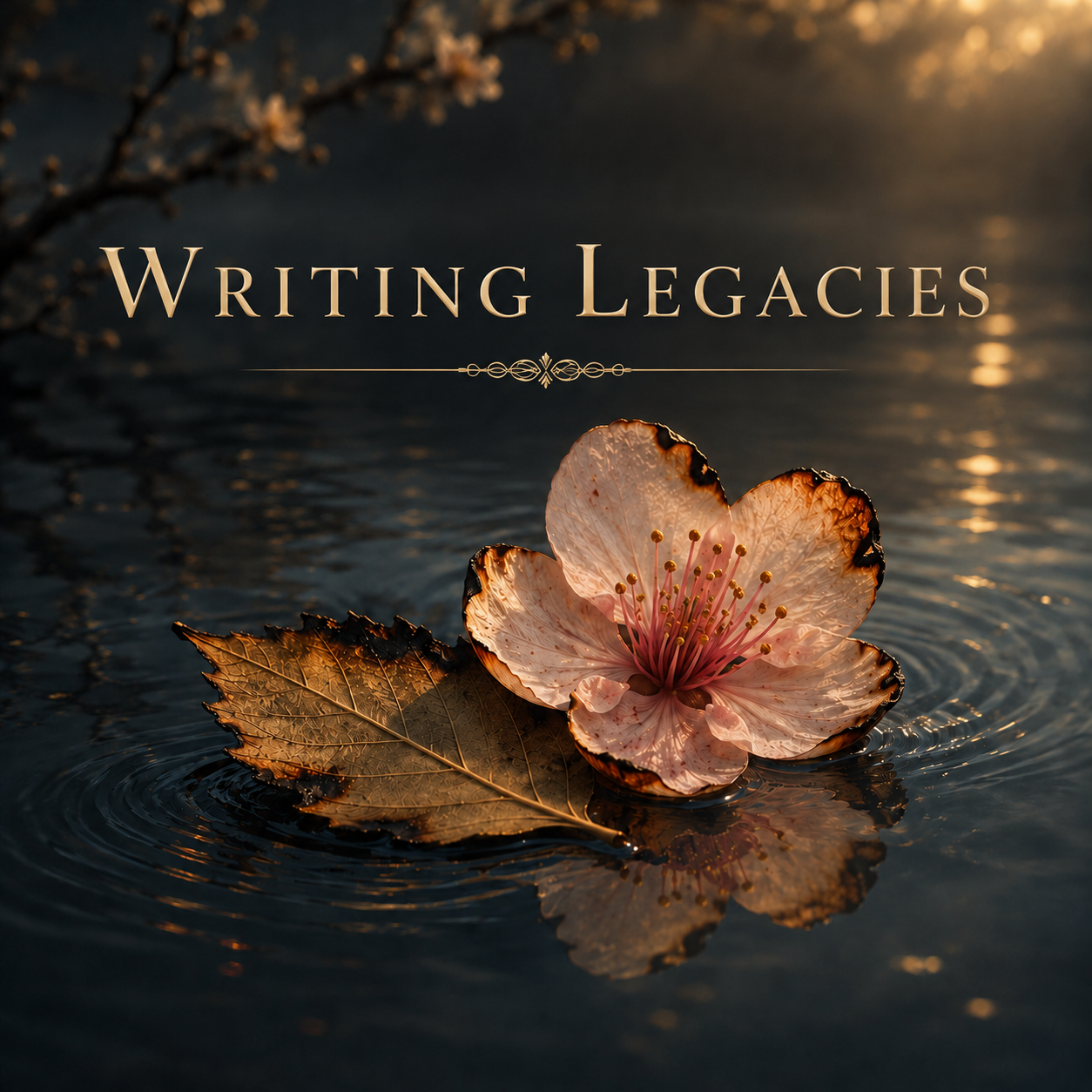 Writing Legacies brand identity symbol